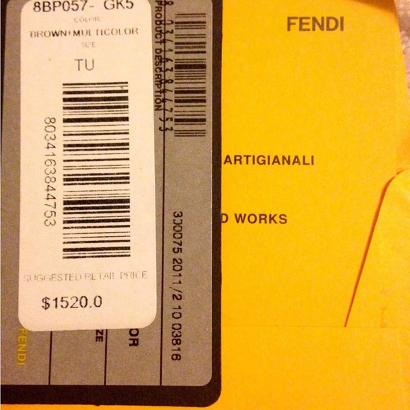 FENDI MULTI-COLOR BAG - Picture 5 of 16